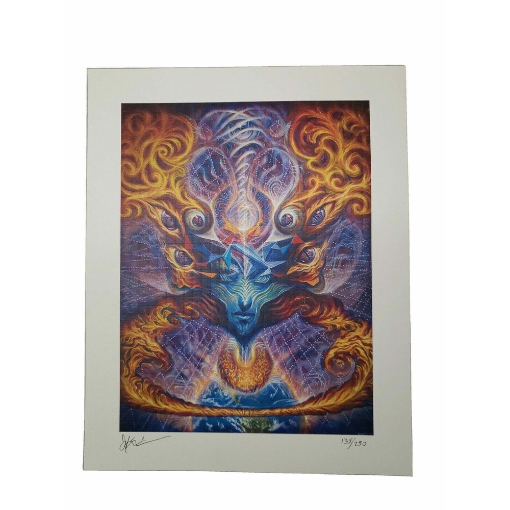 Jake Kobrin signed‎ Blotter Art print psychedelic visionary art artwork